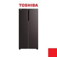 ราคา TOSHIBA ตู้เย็น 2 ประตู SBS ขนาด 16.2 Q. รุ่น GR-RS600WI-PMT(37) 16.2 คิว Inverter SATIN GREY (10965270)