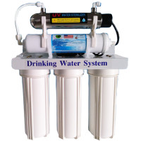 ราคา Win-Water เครื่องกรองน้ำ 5 ขั้นตอน 10 นิ้ว - 3 รุ่น UV-6 (10996293)