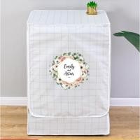 ราคา namemosinedear ผ้าคลุมเครื่องซักผ้า ฝาบน ฝาหน้า ถังอบ ขนาด 7 7.5 8 9 10 12 กิโล kg ที่หุ้มถุงใบคุมชักครุมครอบ ขาวกัน UV ไม่เกิน 8 กิโล ฝาหน้า (11069999)