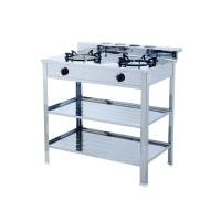 ราคา LUCKY FLAME เตาแก๊สแบบชั้น 2หัว อินฟาเรด รุ่น AT-2402 เลส (12173702)