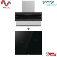 ราคา (gorenje) เครื่องดูดควันติดผนัง 90 cm รุ่น pwhi93xgb + เตาไฟฟ้า induction 4 zones 60 ซม. รุ่น (12276877)