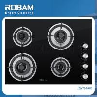 ราคา robam เตาแก๊ส รุ่น b486 ขนาด เตา 4หัว สี ดำ (12295815)