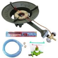 ราคา SAMURAI เตาแก๊สแม่ค้า หัวเตาแรงดันสูง เตาเร่ง KB5 (เลือกชุดหัวปรับได้) KB5 + L-323 (12305343)