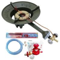 ราคา SAMURAI เตาแก๊สแม่ค้า หัวเตาแรงดันสูง เตาเร่ง KB5 (เลือกชุดหัวปรับได้) KB5 + L-322SG (12305346)