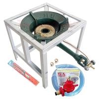 ราคา tmn ชุดเตาแก๊สแรงดันสูง เตาเร่ง kb8 ขาเตา ฐานเหลี่ยม สูง 40ซม. พร้อมหัวปรับ (12305394)