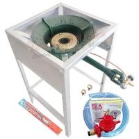 ราคา tmn ชุดเตาแก๊สแรงดันสูง เตาเร่ง kb8 ขาเตา ฐานเหลี่ยม สูง 70ซม. มีที่บังลม พร้อมหัวปรับ (12305408)