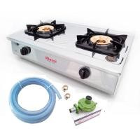 ราคา Rinnai เตาแก๊สตั้งโต๊ะ 2หัวเตาทองเหลือง บอดี้สแตนเลสหนาพิเศษ รุ่น RT-711SS RT-711SS + ชุด L-326 (12314555)