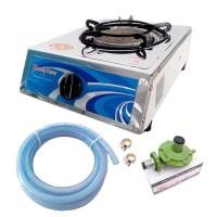 ราคา Lucky flame เตาแก๊สตั้งโต๊ะ อินฟาเรด 1 หัวเตา รุ่น AT-101I AT-101I + ชุด L-326 (12314579)