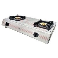 ราคา Rinnai เตาแก๊สตั้งโต๊ะ 2หัว Rinnai เตาสแตนเลส หัวทองเหลือง รุ่น RT-902A (12313741)