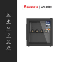 ราคา Aconatic ตู้แช่เย็น ตู้แช่เครื่องดื่ม ความจุ 50L รุ่น AN-BC50 สามารถแช่ไวน์ได้ ผลไม้ กระจกนิรภัย (12333653)