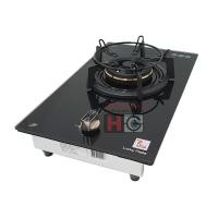 ราคา lucky flame เตาแก๊สฝัง 1หัวเตา กระจกนิรภัย safety device รุ่น lgs-341 (12323069)