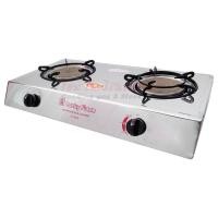 ราคา Lucky Flame เตาแก๊สตั้งโต๊ะ สแตนเลส 2หัวอินฟาเรด รุ่น AT-102SI AT-102SI (12315789)