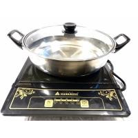 ราคา Hanabishi เตาแม่เหล็กไฟฟ้า IN-005 เตาไฟฟ้า เตาแม่เหล็ก เตาแผ่นความร้อน แถมฟรี !!!! หม้อสแตนเลส ฝาแก้ว normal (12354865)