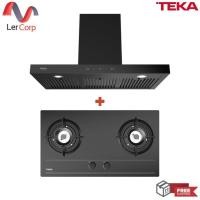 ราคา (teka) เครื่องดูดควัน ldh tc90 bk + เตาแก๊ส gq73 2g (12380455)