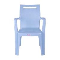 ราคา Dohome เก้าอี้พลาสติก ท้าวแขน รุ่น J219 |AB| สีฟ้าหินอ่อน (12359759)