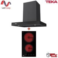 ราคา (teka) เครื่องดูดควัน รุ่น ldh tc 60 bk + เตาไฟฟ้า รุ่น ve2 sc (12437838)