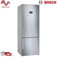 ราคา (bosch) ตู้เย็นพร้อมช่องแช่แข็งด้านล่างแบบวางลอยตัว 193 x 70 cm สแตนเลสสตีล รุ่น kgn56ci41j (12460877)