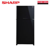 ราคา SHARP ตู้เย็น 2 ประตู SJ-X600GP2-BK ความจุ 21.5 คิว อินเวอร์เตอร์ สีกระจกดำ (12544965)