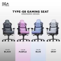 ราคา EGA เก้าอี้เล่นเกม GAMING CHAIR TYPE-G8 Grey (10871514)