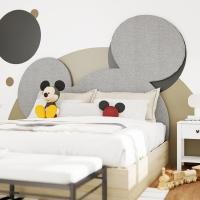 ราคา SB Design Square ผนังหัวเตียงประดับ DISNEY รุ่น MICKEY-MC สีเทา (240x20x160 cm.) (10950296)