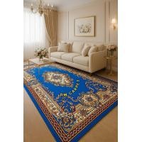 ราคา RM CARPET พรมเปอร์เซียลายหลุยส์ ALMAYA สีฟ้า ขนาดใหญ่ ฟ้า 4.20x6 ม. หรูหรา (10987271)