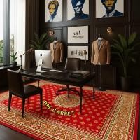 ราคา RM Carpet พรมเปอร์เซีย ALMAYA ลายดาว สีแดง ขนาดใหญ่ แดง 4x6 ม. หรูหรา (10987248)