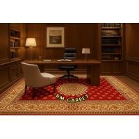 ราคา RM Carpet พรมเปอร์เซีย ALMAYA ลายดาว สีแดง ขนาดใหญ่ แดง 3x4 ม. หรูหรา (10987247)