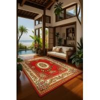ราคา RM CARPET พรมเปอร์เซีย ALMAYA ลายไข่ สีแดงสด 1.6x2.1 ม. หรูหรา แดงสด (10987251)
