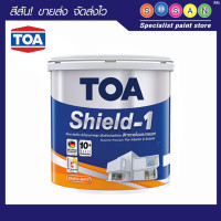 ราคา TOA ทีโอเอ ชิลด์วัน สีน้ำภายนอกชนิดด้าน # E100 5 ก.ล. (11034177)