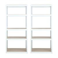 ราคา INDEX LIVING MALL ชุดชั้นวางของ 5 ชั้น รุ่นอีซี่เชลฟ์ (2 ชิ้น/ชุด) สีขาว (12573058)