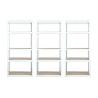 ราคา INDEX LIVING MALL ชุดชั้นวางของ 5 ชั้น รุ่นอีซี่เชลฟ์ (3 ชิ้น/ชุด) สีขาว (12573989)