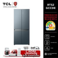ราคา TCL ตู้เย็น Free Builtin RT52GCCDE สี่ประตู สี Glacier Blue 18.4Q 521 ลิตร T-Fresh&Pure air ลดกลิ่นอับ Metal Cooling สีฟ้า (12650188)