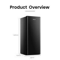 ราคา ตู้เย็น 1 ประตู Hisense 6.5 คิว รุ่น RR239D4T ระบบละลายน้ำแข็ง Semi Auto เงิน เต็มจำนวน (12706297)
