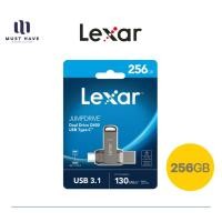 ราคา Lexar Dual Drive D400 USB 3.1 Type-C - แฟลชไดรฟ์ Dual USB Type-C/A USB 3.1 Flash Drive 2-in-1 256GB (12716083)