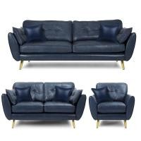 ราคา DUDEE โซฟา รุ่น SF30 หนังPU โซฟาห้องนั่งเล่น นุ่มสบาย ขาเหล็กสีทอง คลาสสิค SF30กรมท่า,2ที่นั่ง (12718852)