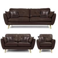 ราคา DUDEE โซฟา รุ่น SF30 หนังPU โซฟาห้องนั่งเล่น นุ่มสบาย ขาเหล็กสีทอง คลาสสิค SF30น้ำตาล,2ที่นั่ง (12718853)