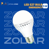 ราคา ZOLAR | ZOLAR LED E27 BULB 5W ไฟฉุกเฉิน EMERGENCY 5W WHITE (12750163)
