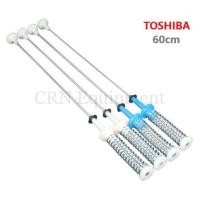 ราคา TOSHIBA โช๊คหิ้งถัง TOSHIBA ยาว 60cm (ชุดละ 4เส้น) อะไหล่เครื่องซักผ้า อุปกรณ์เครื่องซักผ้า CRN604117-2 (12751476)