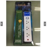 ราคา SENTOSHI ปลั๊กพ่วง รางปลั๊ก (มี มอก.) 3 ช่อง / 5 ช่อง / สวิทซ์ / USB / ELECTON ปลั๊กพ่วง รางปลั๊ก 3 ช่อง 1 สวิท SENTO 3ช่อง1สวิท (12755697)