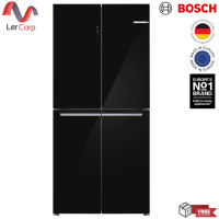 ราคา (Bosch) ตู้เย็น 4 ประตู 19Q Inverter Series 4 กระจกดำ รุ่น KMC85LBEA (12756196)