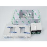 ราคา All_equipment ชุดสวิตซ์ 1 ทาง Panasonic WEG5001K 2ตัว พร้อมหน้ากากPanasonic 2 ช่อง แท้ และบ๊อกลอย Normal (12278277)