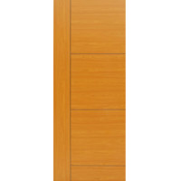 ราคา HOLZTUR ประตูปิดผิวเมลามีน เซาะร่องดำ 80cm.x200cm. Cherry MDL005 ประตูปิดผิวเมลามีน (10092756)