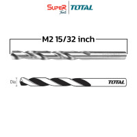 ราคา TOTAL ดอกสว่านเจาะเหล็ก M2 15/32" รุ่น TAC1115321 เครื่องมือช่าง (10218374)
