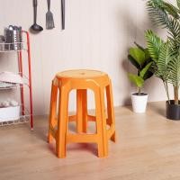 ราคา FINEXT เก้าอี้พลาสติกสตูลกลม รุ่น J213 A |EA| สีส้ม (10216067)