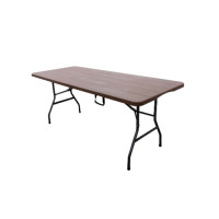 ราคา โกลบอลเฮ้าส์ Tree O โต๊ะ พับครึ่ง ลายไม้ SN-F180WD-BR สี น้ำตาล (10220290)