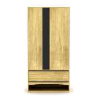 ราคา โกลบอลเฮ้าส์ Delicato ตู้เสื้อผ้า 2 บาน 90 ซม. 1 ลิ้นชัก ASHIRA WA-E2 สีน้ำตาล (10210880)