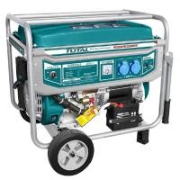 ราคา TOTAL เครื่องปั่นไฟเบนซิน 5500 W รุ่น TP155001 ใช้งานภายนอก_3 สีเขียว_3 (10244306)