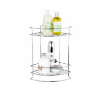 ราคา VRH ชั้นวางของแบบโค้งเข้ามุม 2 ชั้น HW105-W105A สแตนเลส สแตนเลส (10225683)