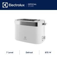 ราคา Electrolux Official Store Electrolux E2TS1-100W เครื่องปิ้งขนมปัง กำลังไฟ 870 วัตต์ (สีขาว) E2TS1-100W (10301021)