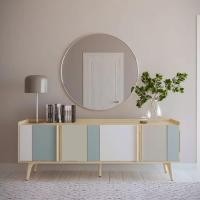 ราคา SB Design Square ไซด์บอร์ด รุ่น Scandi สีหลาก (180x50x66 cm.) (10431363)